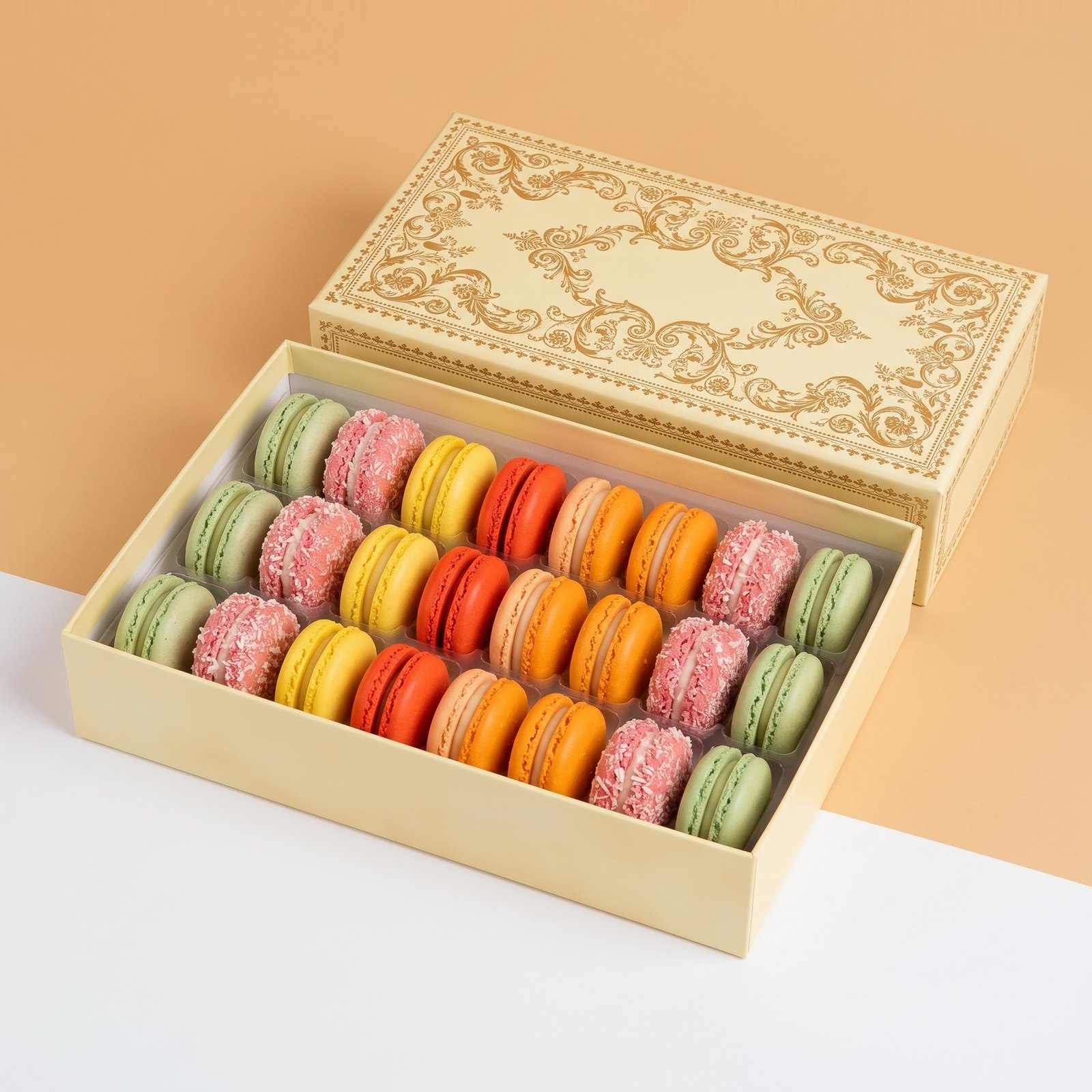 Pack de 24 pcs macarons